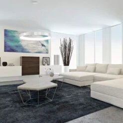 DweLED Corso 32" Wide LED Ring Pendant Chandelier 7 DweLED Corso 32" Wide LED Ring Pendant Chandelier -Modern Lamp Shop dweled corso 32 inch wide led ring pendant chandelier 39j91views2