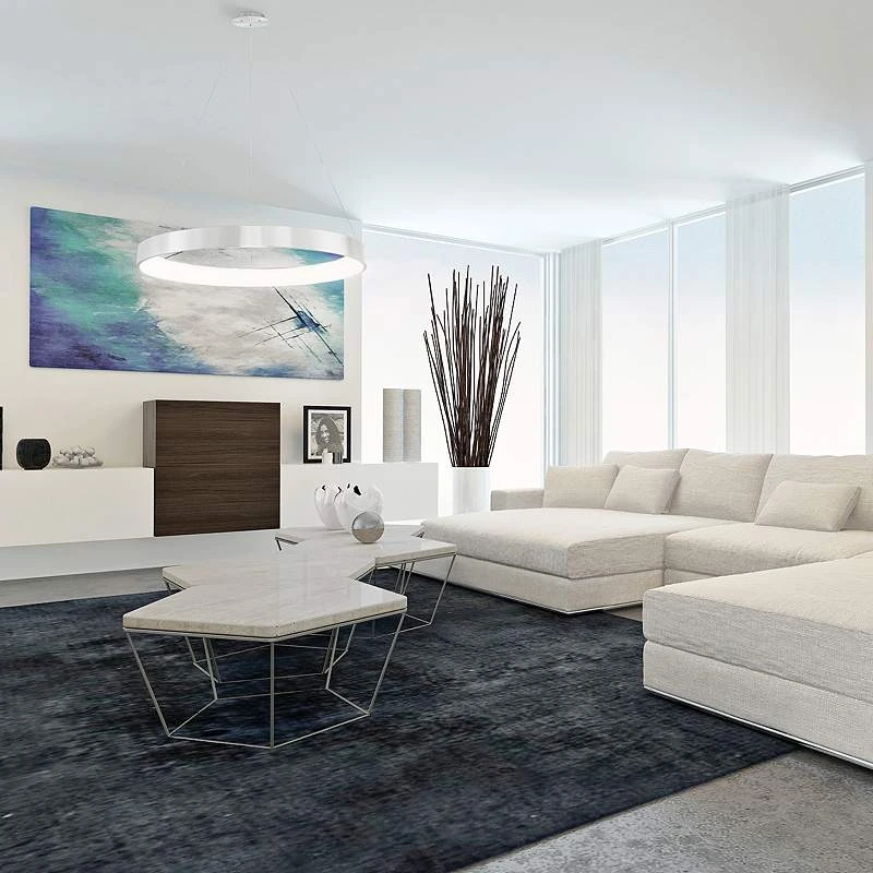 DweLED Corso 32" Wide LED Ring Pendant Chandelier 4 DweLED Corso 32" Wide LED Ring Pendant Chandelier - Image 4