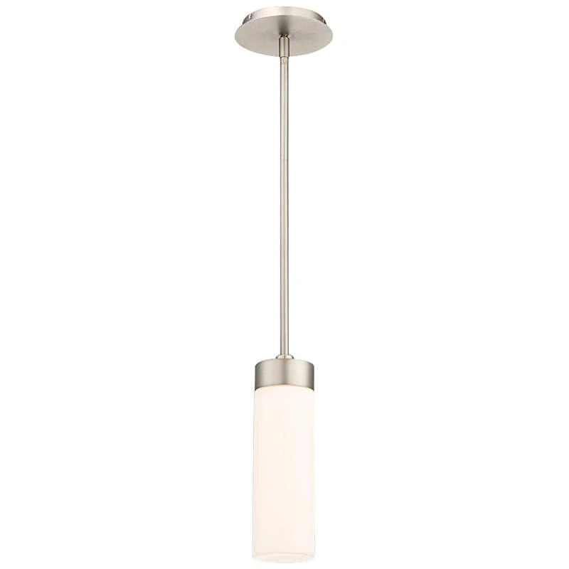 DweLED Elementum 3 1/2" Wide Satin Nickel LED Mini Pendant 1 DweLED Elementum 3 1/2" Wide Satin Nickel LED Mini Pendant