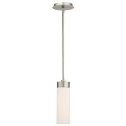 DweLED Elementum 3 1/2" Wide Satin Nickel LED Mini Pendant 5 DweLED Elementum 3 1/2" Wide Satin Nickel LED Mini Pendant -Modern Lamp Shop dweled elementum 3 and one half inch wide satin nickel led mini pendant 39g20views2