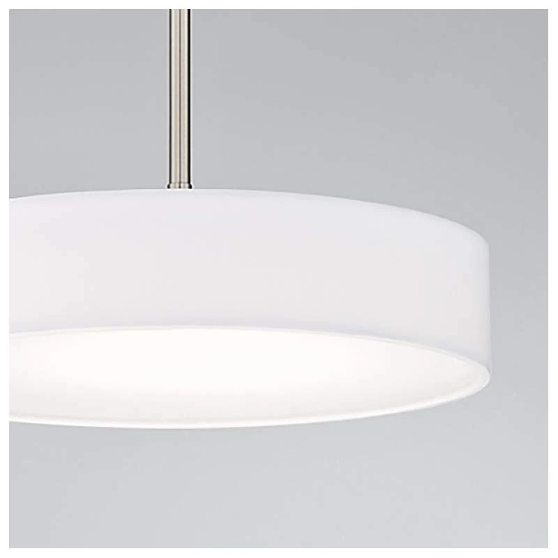 DweLED Manhattan 14" Wide Brushed Nickel LED Pendant Light 2 DweLED Manhattan 14" Wide Brushed Nickel LED Pendant Light - Image 2