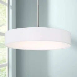 DweLED Manhattan 26" Wide Brushed Nickel LED Pendant Light