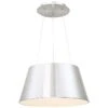 DweLED Vida 18" Wide Brushed Aluminum LED Pendant Light
