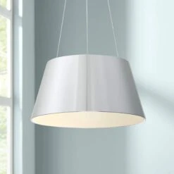 DweLED Vida 24" Wide Brushed Aluminum LED Pendant Light