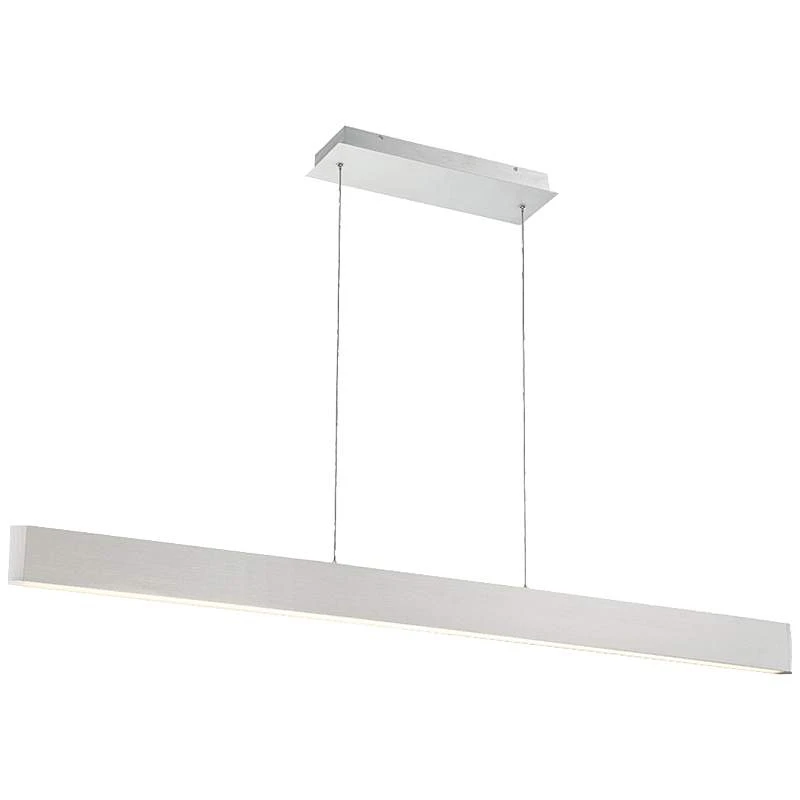 DweLED Volo 54" Wide Brushed Aluminum LED Linear Pendant 2 DweLED Volo 54" Wide Brushed Aluminum LED Linear Pendant - Image 2