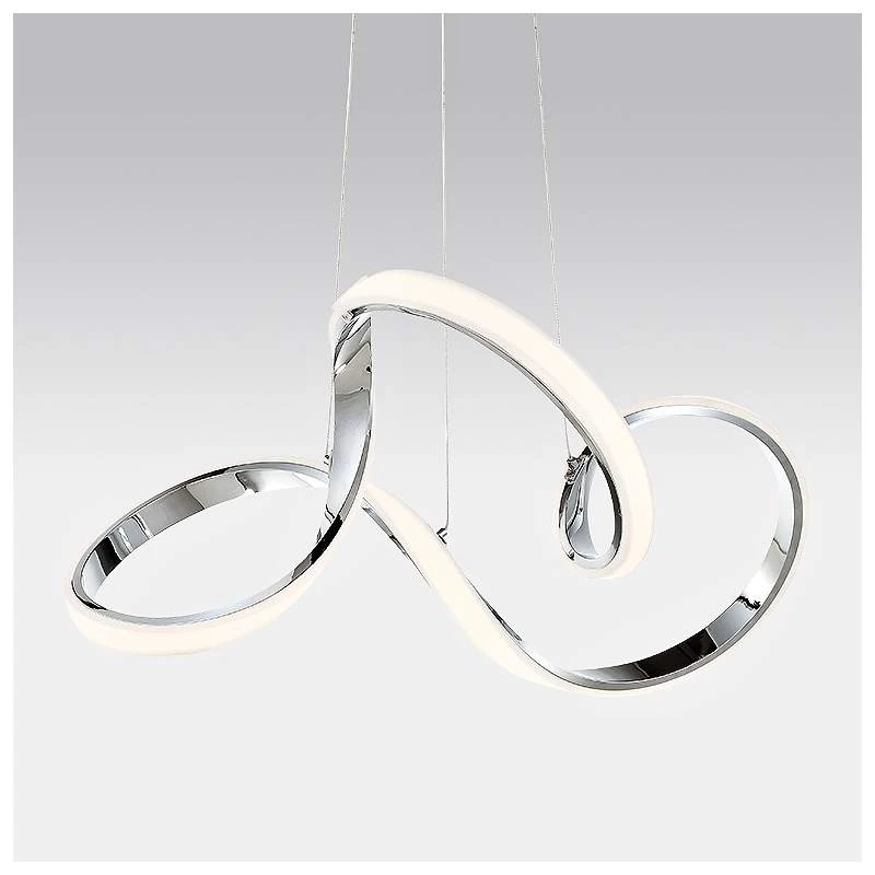 DweLED Vornado 23" Wide Chrome LED Pendant Light 3 DweLED Vornado 23" Wide Chrome LED Pendant Light - Image 3