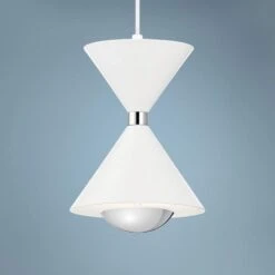 Elan Kordan 6 1/4" Wide Matte White LED Mini Pendant