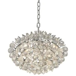 Essa 12" Wide Chrome 2-Light Swag Chandelier -Modern Lamp Shop essa 12 inch wide chrome 2 light swag chandelier 29c22views4