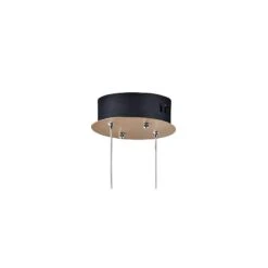 ET2 Flare 17 3/4" Wide Black And Soft Gold LED Pendant Light 7 ET2 Flare 17 3/4" Wide Black And Soft Gold LED Pendant Light -Modern Lamp Shop et2 flare 17 and three quarter inch wide black and soft gold led pendant light 59h58views2