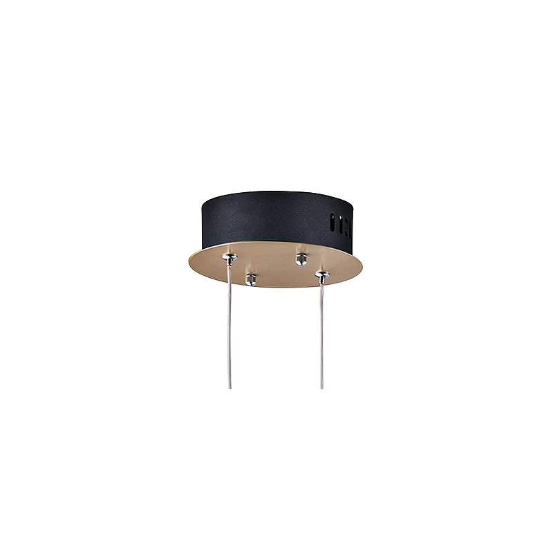 ET2 Flare 17 3/4" Wide Black And Soft Gold LED Pendant Light 4 ET2 Flare 17 3/4" Wide Black And Soft Gold LED Pendant Light - Image 4