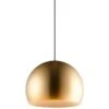 ET2 Palla 19 3/4" Wide Satin Brass Dome LED Pendant Light
