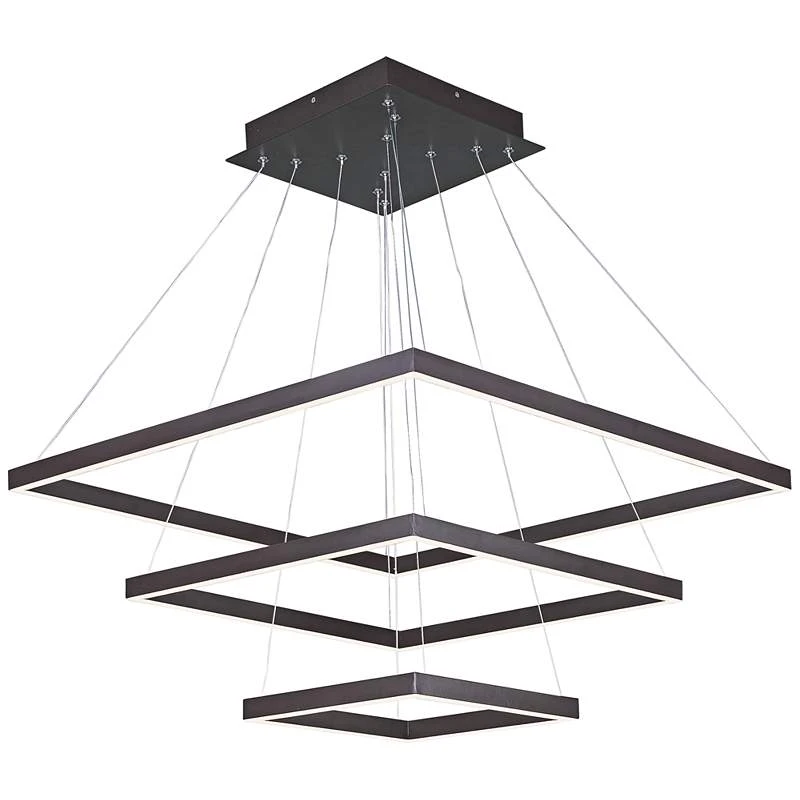 ET2 Quad 27 3/4" Wide Bronze LED Multi Light Pendant 2 ET2 Quad 27 3/4" Wide Bronze LED Multi Light Pendant - Image 2