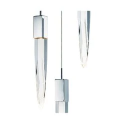 ET2 Quartz 13" Wide Polished Nickel 3-Light LED Pendant 5 ET2 Quartz 13" Wide Polished Nickel 3-Light LED Pendant -Modern Lamp Shop et2 quartz 13 inch wide polished nickel 3 light led pendant 69c68views1