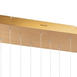 ET2 Swank 31 1/4"W Aged Brass 10-Light LED Island Pendant 7 ET2 Swank 31 1/4"W Aged Brass 10-Light LED Island Pendant -Modern Lamp Shop et2 swank 31 and one quarter inchw aged brass 10 light led island pendant 97h50views3