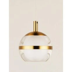 ET2 Swank 4 1/2"W Natural Aged Brass LED Mini Pendant Light -Modern Lamp Shop et2 swank 4 and one half inchw natural aged brass led mini pendant light 804r0views2