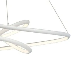 ET2 Twisted 36.75"" Wide Modern LED Pendant Chandelier 6 ET2 Twisted 36.75"" Wide Modern LED Pendant Chandelier -Modern Lamp Shop et2 twisted 36 75 inch inch wide modern led pendant chandelier 47m71views1