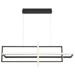Eurofase Bordo 37 3/4" Wide Matte Black LED Chandelier
