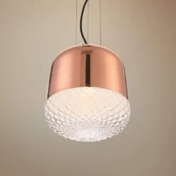 Eurofase Corson 10" Wide Rose Gold Mini Pendant