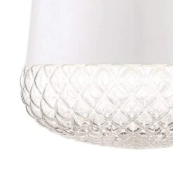 Eurofase Corson 10" Wide White Mini Pendant 5 Eurofase Corson 10" Wide White Mini Pendant -Modern Lamp Shop eurofase corson 10 inch wide white mini pendant 35a10views2
