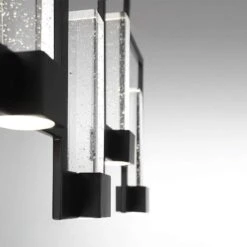 Eurofase Hanson 39"W Black LED Kitchen Island Light Pendant 5 Eurofase Hanson 39"W Black LED Kitchen Island Light Pendant -Modern Lamp Shop eurofase hanson 39 inchw black led kitchen island light pendant 79j52views1