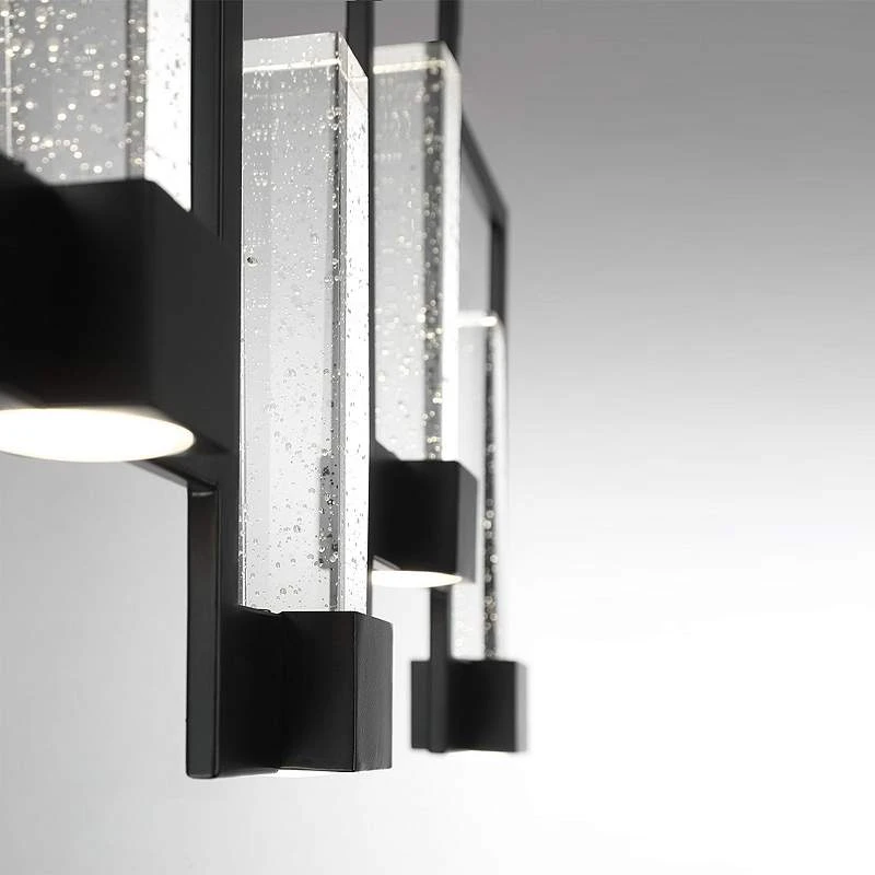 Eurofase Hanson 39"W Black LED Kitchen Island Light Pendant 3 Eurofase Hanson 39"W Black LED Kitchen Island Light Pendant - Image 3