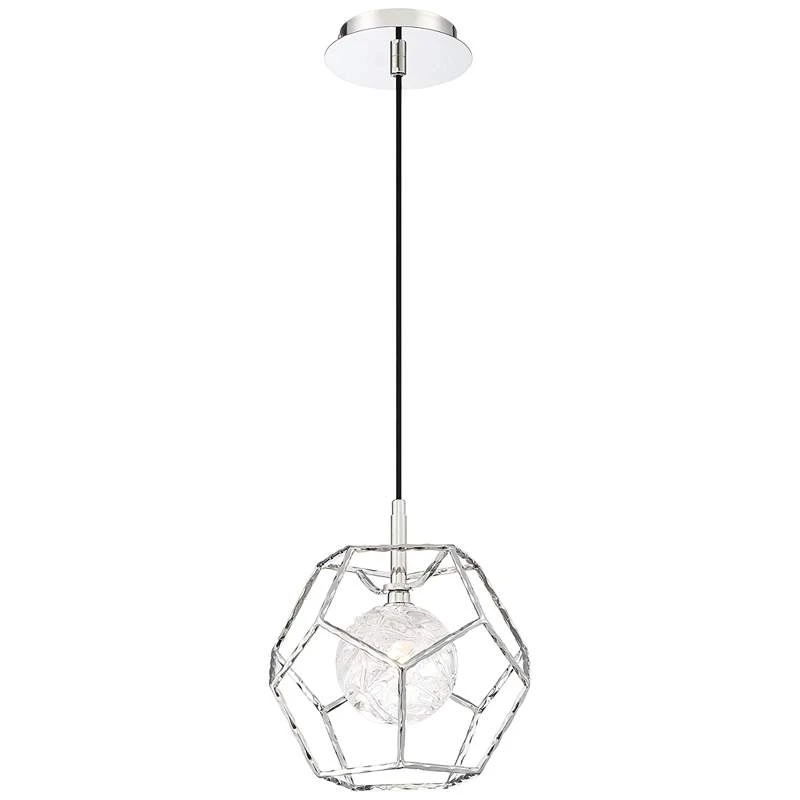 Eurofase Norway 10 3/4" Wide Chrome LED Mini Pendant Light 2 Eurofase Norway 10 3/4" Wide Chrome LED Mini Pendant Light - Image 2