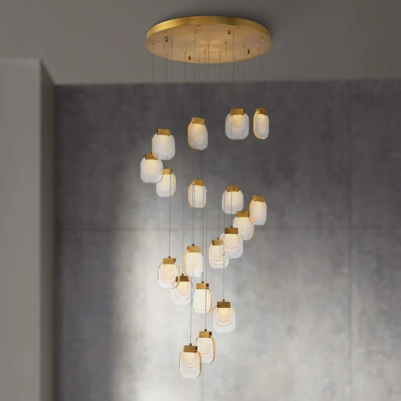 Eurofase Paget 28 3/4" Wide Gold LED Multi-Light Pendant 1 Eurofase Paget 28 3/4" Wide Gold LED Multi-Light Pendant