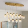 Eurofase Paget 44" Wide Gold LED Linear Multi-Light Pendant