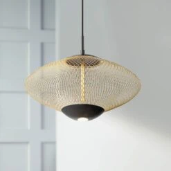 Eurofase Park 14 1/4" Wide Matte Black LED Pendant Light