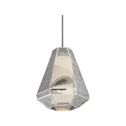Eurofase Recinto 9" Wide Chrome Mini Pendant