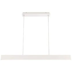 Eurofase Rogers 46"W White LED Kitchen Island Light Pendant