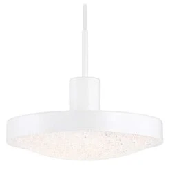 Eurofase Sandstone 10" Wide White LED Mini Pendant Light -Modern Lamp Shop eurofase sandstone 10 inch wide white led mini pendant light 79n48views1