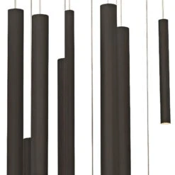 Eurofase Santana 24" Wide Black LED Multi Light Pendant 5 Eurofase Santana 24" Wide Black LED Multi Light Pendant -Modern Lamp Shop eurofase santana 24 inch wide black led multi light pendant 35a86views1
