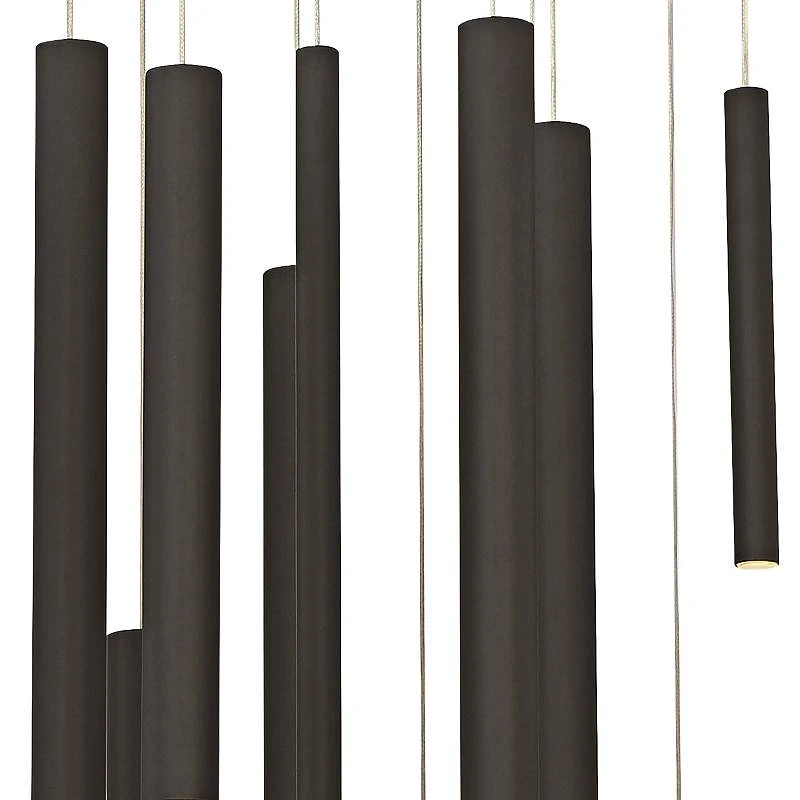 Eurofase Santana 24" Wide Black LED Multi Light Pendant 3 Eurofase Santana 24" Wide Black LED Multi Light Pendant - Image 3