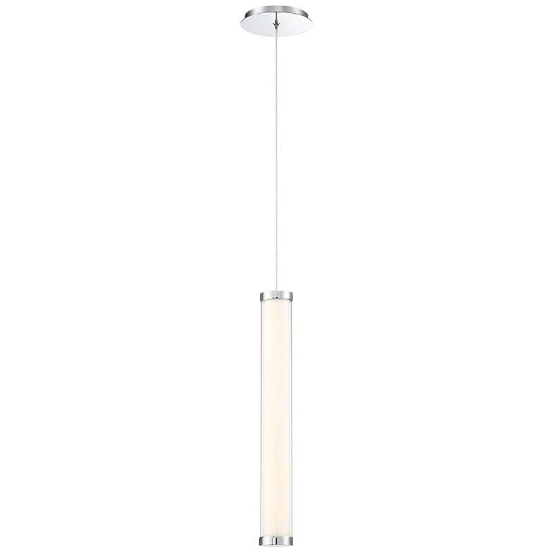 Eurofase Shaw 2 1/2" Wide Chrome LED Tube Mini Pendant Light 2 Eurofase Shaw 2 1/2" Wide Chrome LED Tube Mini Pendant Light - Image 2