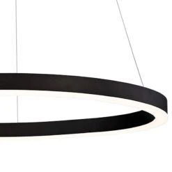 Eurofase Spunto 27 1/2" Wide Matte Black LED Pendant Light -Modern Lamp Shop eurofase spunto 27 and one half inch wide matte black led pendant light 79a23views1