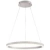 Eurofase Spunto 27 1/2" Wide Silver LED Ring Pendant Light