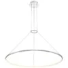 Eurofase Valley 31 1/2" Wide Chrome LED Ring Pendant Light