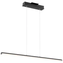 Float 36" Wide Matte Black LED Island Pendant Light