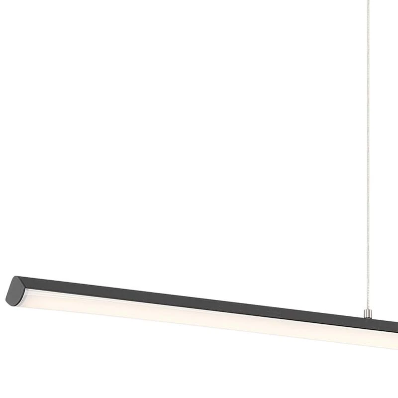 Float 36" Wide Matte Black LED Island Pendant Light 2 Float 36" Wide Matte Black LED Island Pendant Light - Image 2