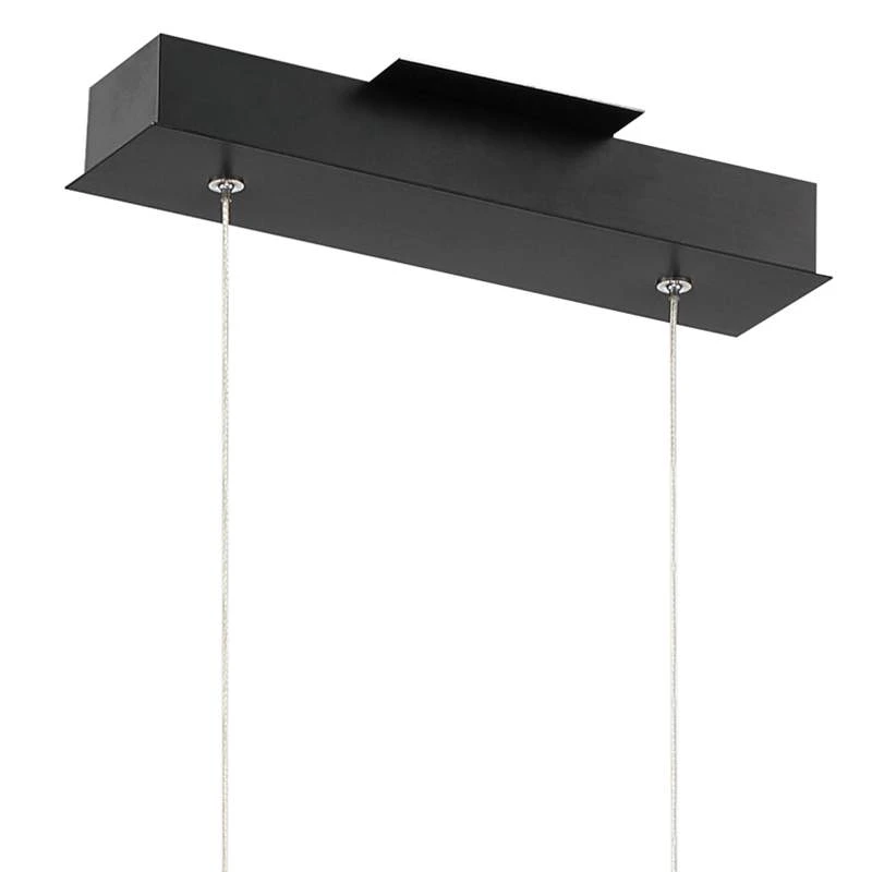 Float 36" Wide Matte Black LED Island Pendant Light 3 Float 36" Wide Matte Black LED Island Pendant Light - Image 3