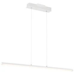 Float 48" Wide Matte White LED Island Pendant Light