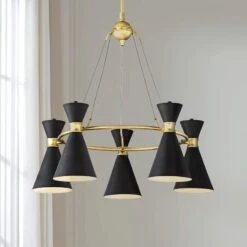 George Kovacs Conic 26" Wide Honey Gold Chandelier