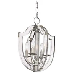 Hudson Valley Arietta 12 1/2"W Polished Nickel Pendant Light