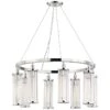 Hudson Valley Marley 30"W Polished Nickel 8-Light Chandelier
