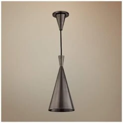 Hudson Valley Ovid 6 1/2" Wide Old Bronze Mini Pendant