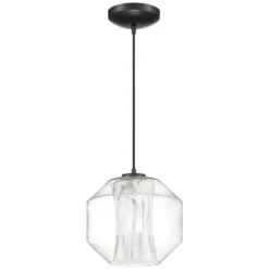 I-Biza 9 1/2"W Black W/ White Marble Shade LED Mini Pendant 7 I-Biza 9 1/2"W Black W/ White Marble Shade LED Mini Pendant -Modern Lamp Shop i biza 9 and one half inchw black w white marble shade led mini pendant 622r0views3