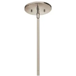 Ibis 22 1/2" Wide Polished Nickel And Brass 3-Light Pendant -Modern Lamp Shop ibis 22 and one half inch wide polished nickel and brass 3 light pendant 64h41views3