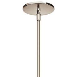 Ibis 30" Wide Polished Nickel And Brass 4-Light Pendant -Modern Lamp Shop ibis 30 inch wide polished nickel and brass 4 light pendant 64h44views2