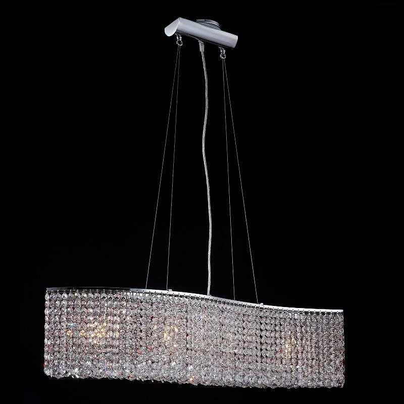 James R. Moder Wave 33" Wide Imperial Crystal Pendant 2 James R. Moder Wave 33" Wide Imperial Crystal Pendant - Image 2